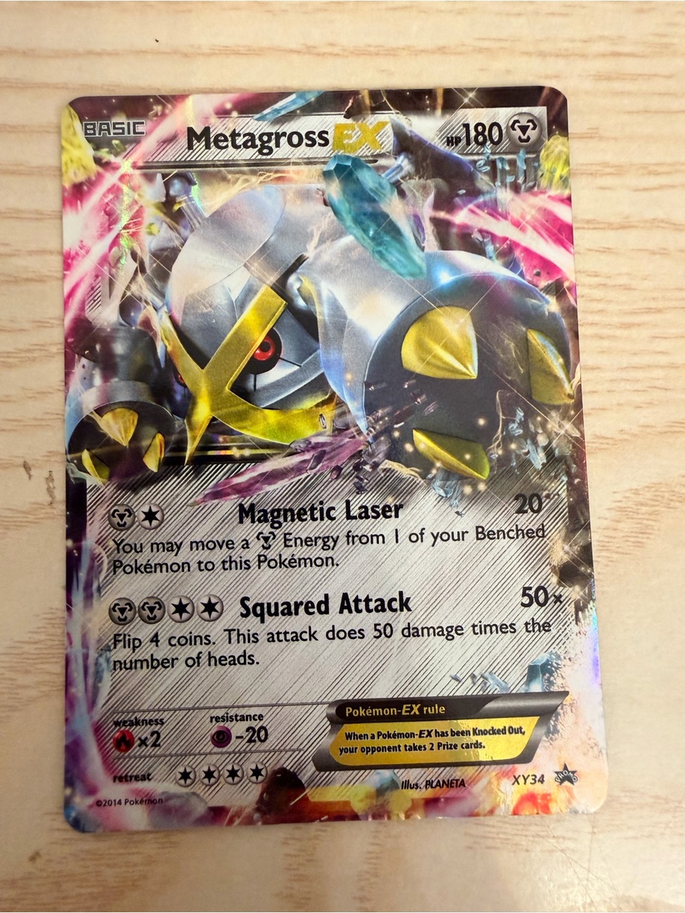 Metagross EX XY Promo Pokemon Card